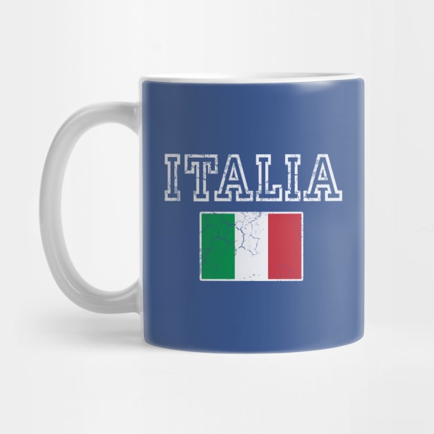 Retro Italia Flag Italian Italy Italiano by E